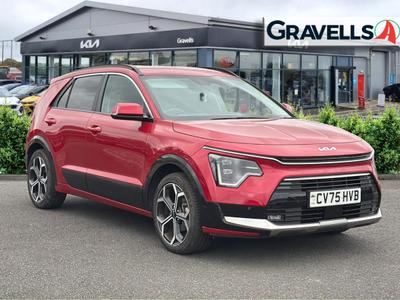 Used 2025 Kia NIRO 1.6h GDi 3 SUV 5dr Petrol Hybrid DCT Euro 6 (s/s) (127 bhp) Red at Gravells