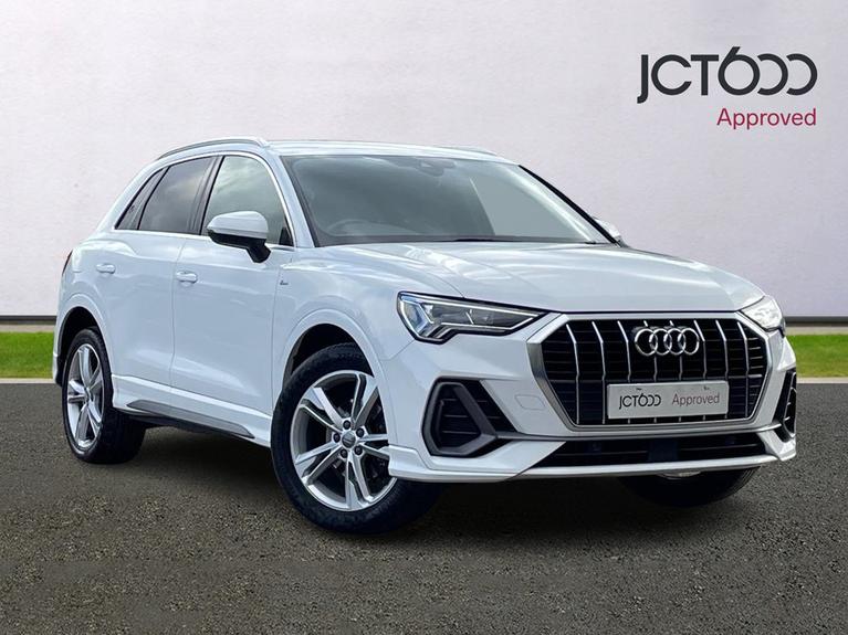 Used 2019 Audi Q3 1.5 TFSI CoD 35 S line SUV 5dr Petrol S Tronic Euro 6 (s/s) (150 ps) White at JCT600