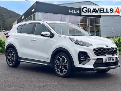 Used 2021 Kia Sportage 1.6 CRDi ISG 48V GT-LINE Fusion White at Kia Motors UK