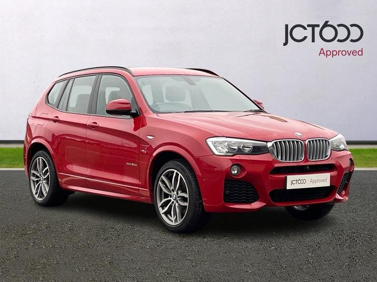 Used 2016 BMW X3 3.0 30d M Sport SUV 5dr Diesel Auto xDrive Euro 6 (s/s) (258 ps) Red at JCT600