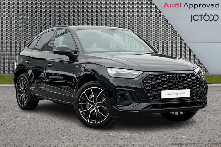 Used 2023 AUDI Q5 2.0 TDI 40 Black Edition Sportback 5dr Diesel S Tronic quattro Euro 6 (s/s) (204 ps) Black at JCT600