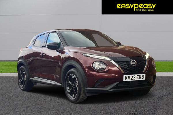 Used 2023 Nissan JUKE 1.6 Hybrid N-Connecta 5dr Auto Burgandy at easypeasy