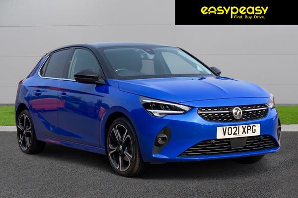 Used 2021 Vauxhall CORSA 1.2 Turbo Elite Nav Premium 5dr Auto Voltaic Blue at easypeasy