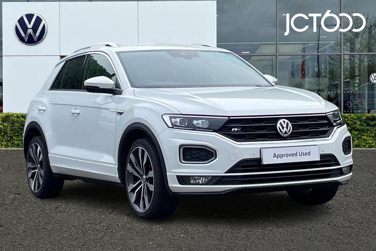 Used 2019 VOLKSWAGEN T-Roc 1.6 TDI R-Line SUV 5dr Diesel Manual Euro 6 (s/s) (115 ps) White at JCT600