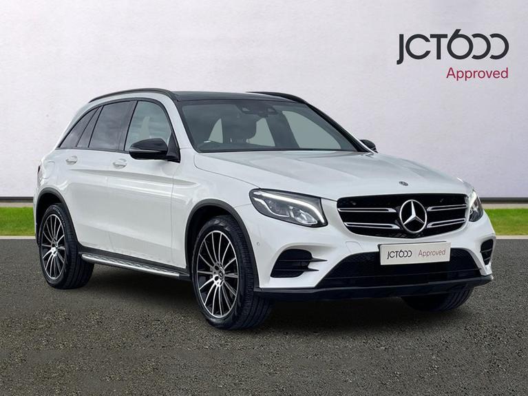 Used 2019 MERCEDES-BENZ Glc 2.0 GLC250 AMG Night Edition SUV 5dr Petrol G-Tronic+ 4MATIC Euro 6 (s/s) (211 ps) White at JCT600