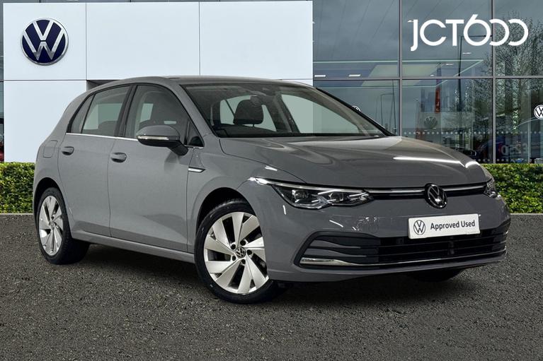 Used 2023 Volkswagen Golf Style 1.5 TSI 150PS 6-speed Manual 5 Door Moonstone Grey at JCT600