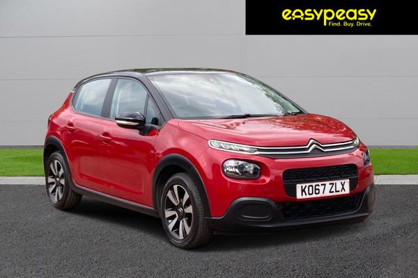 Used 2018 Citroen C3 1.2 PureTech 82 Feel 5dr Red at easypeasy