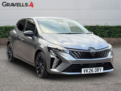 Used 2026 Renault CLIO 1.6 E-TECH iconic esprit Alpine Hatchback 5dr Petrol Hybrid Auto Euro 6 (s/s) (145 ps) Grey at Gravells