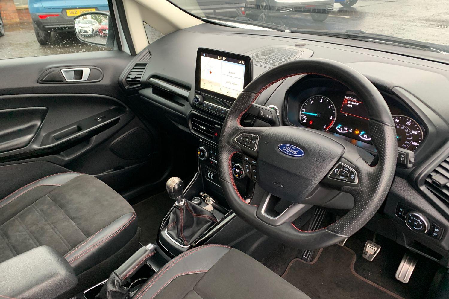 2018 Ford EcoSport 1.5 TDCi 100PS ST-Line in White with 88K + New Timing Belt Fitted - vehicle photo 9 for sale on PureCar