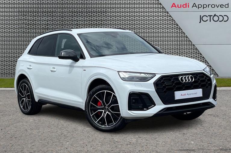 Used 2023 AUDI Q5 2.0 TDI 40 Edition 1 SUV 5dr Diesel S Tronic quattro Euro 6 (s/s) (204 ps) White at JCT600