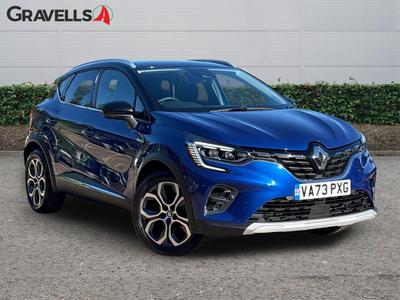 Used 2023 Renault CAPTUR 1.0 TCe techno SUV 5dr Petrol Manual Euro 6 (s/s) (90 ps) Blue at Gravells