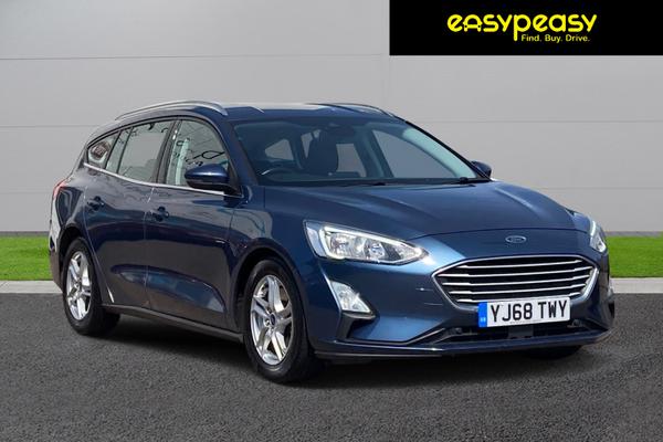 Used 2019 Ford FOCUS 1.5 EcoBlue 120 Zetec 5dr Blue at easypeasy