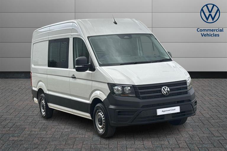 Used 2026 VOLKSWAGEN Crafter  CR35 MWB  FWD 2.0 TDI 140PS Commerce High Roof Van Candy White at JCT600