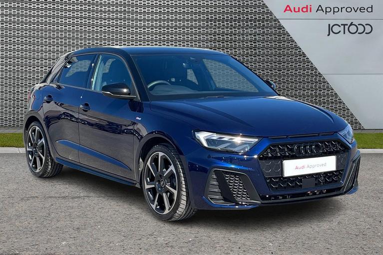 Used 2025 AUDI A1 1.0 TFSI 30 Black Edition Sportback 5dr Petrol S Tronic Euro 6 (s/s) (116 ps) Blue at JCT600