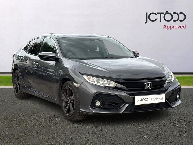 Used 2019 HONDA Civic 1.0 VTEC Turbo 126 EX 5dr CVT Grey at JCT600