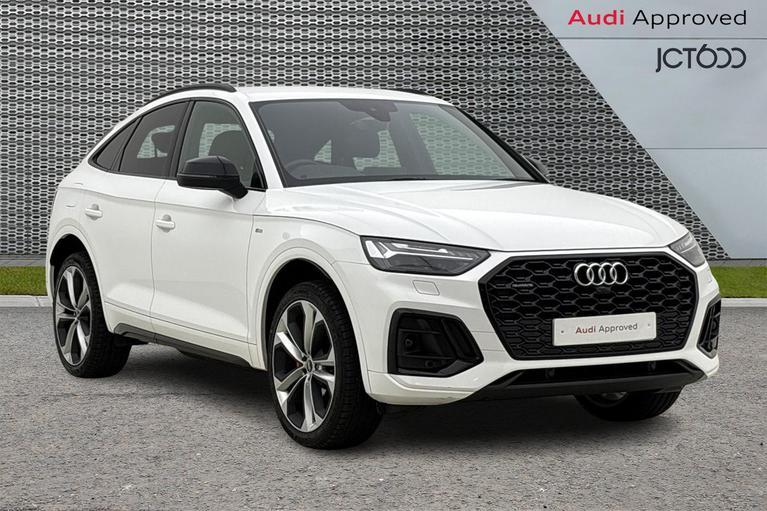 Used 2021 Audi Q5 2.0 TDI 40 Edition 1 Sportback 5dr Diesel S Tronic quattro Euro 6 (s/s) (204 ps) White at JCT600