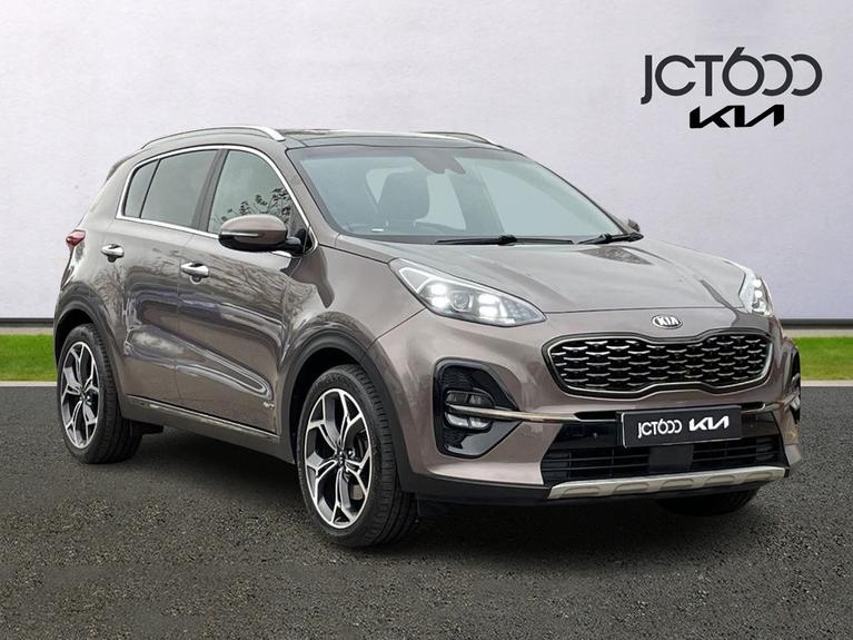 Used 2020 Kia Sportage 1.6 T-GDi GT-Line S SUV 5dr Petrol DCT AWD Euro 6 (s/s) (174 bhp) Brown at JCT600