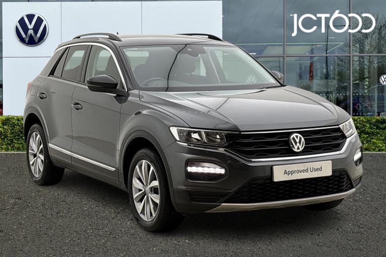 Used 2019 VOLKSWAGEN T-Roc 2.0 TDI Design SUV 5dr Diesel DSG Euro 6 (s/s) (150 ps) Indium Grey/Black at JCT600