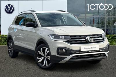 2023 VOLKSWAGEN T-Cross 1.0 TSI Black Edition SUV 5dr Petrol Manual Euro 6 (s/s) (95 ps) at JCT600