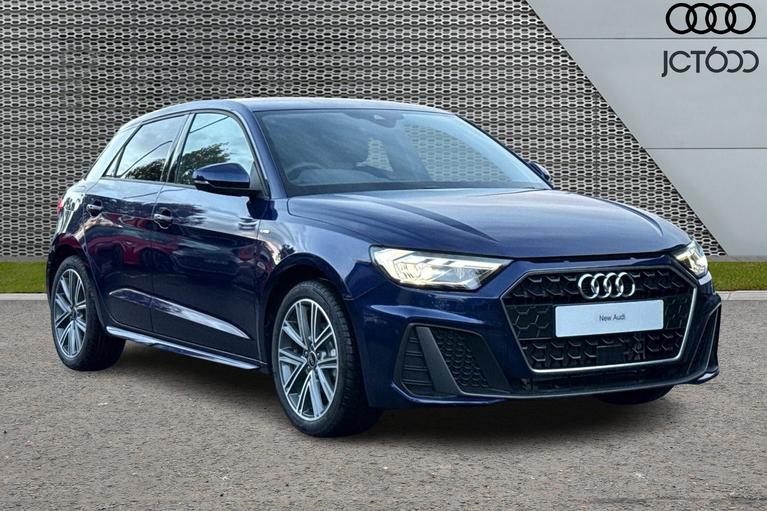 Used ~ AUDI  A1 Sportback S line 30 TFSI 116 PS S tronic Navarra Blue at JCT600