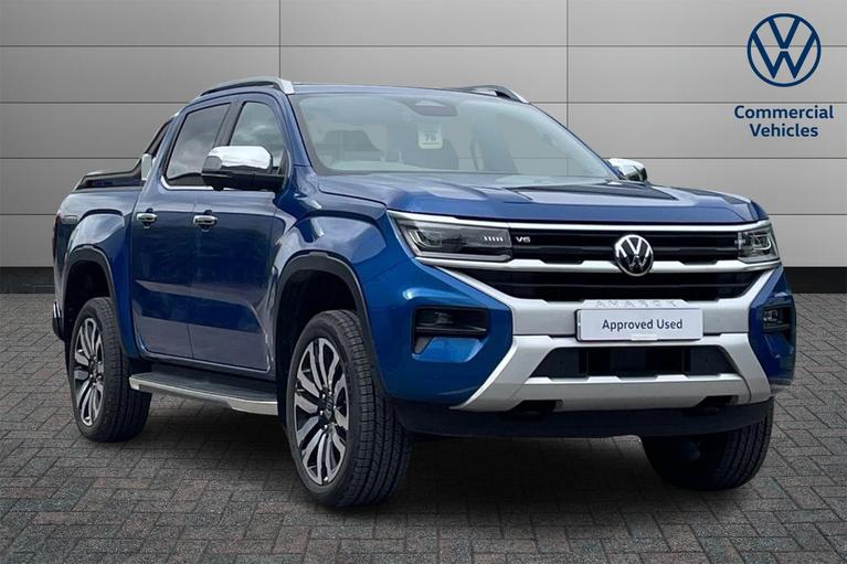 Used 2023 VOLKSWAGEN Amarok 3.0 TDI V6 Aventura Pickup Double Cab 4dr Diesel Auto 4Motion Euro 6 (s/s) (240 ps) Bright Blue at JCT600