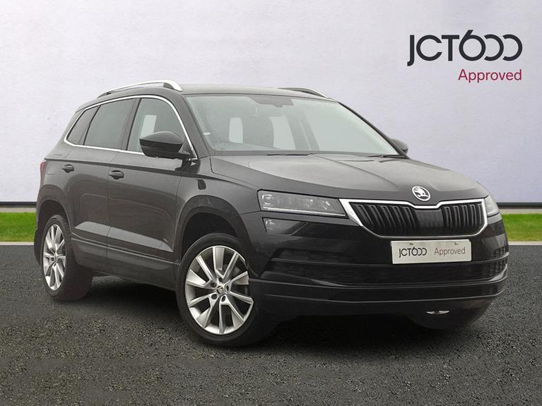 Used 2019 ŠKODA Karoq 1.5 TSI ACT SE L SUV 5dr Petrol Manual Euro 6 (s/s) (150 ps) Black at JCT600