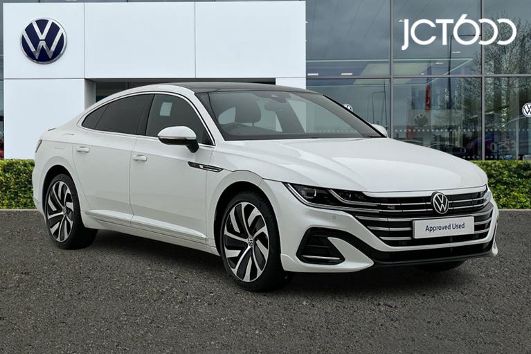 Used 2023 Volkswagen Arteon 1.4 TSI eHybrid R-Line 5dr DSG Pure White at JCT600