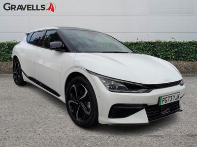 Used 2023 Kia EV6 77.4kWh GT-Line S Hatchback 5dr Electric Auto (225 bhp) White at Gravells