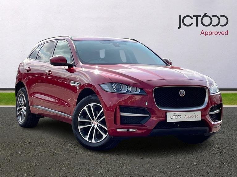 Used 2016 JAGUAR F-Pace 2.0 D180 R-Sport SUV 5dr Diesel Auto AWD Euro 6 (s/s) (180 ps) Red at JCT600