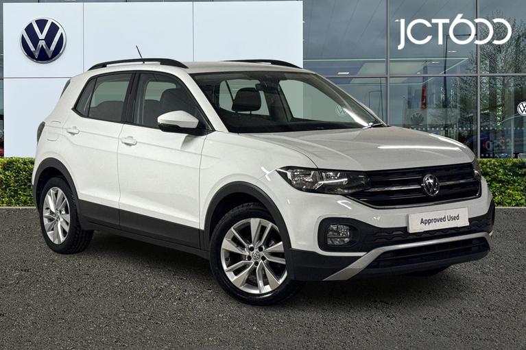 Used 2019 VOLKSWAGEN T-Cross 1.0 TSI SE SUV 5dr Petrol Manual Euro 6 (s/s) (95 ps) White at JCT600