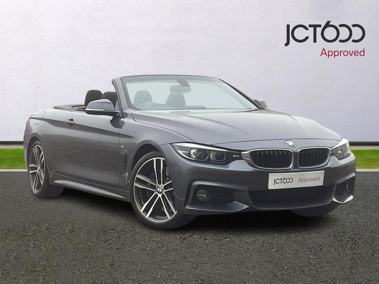 Used 2017 BMW 4 Series 3.0 440i M Sport Convertible 2dr Petrol Auto Euro 6 (s/s) (326 ps) Grey at JCT600