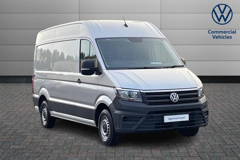 Used 2023 VOLKSWAGEN Crafter CR35 MWB  FWD 2.0 TDI 140PS Trendline High Roof  Panel Van Silver at JCT600