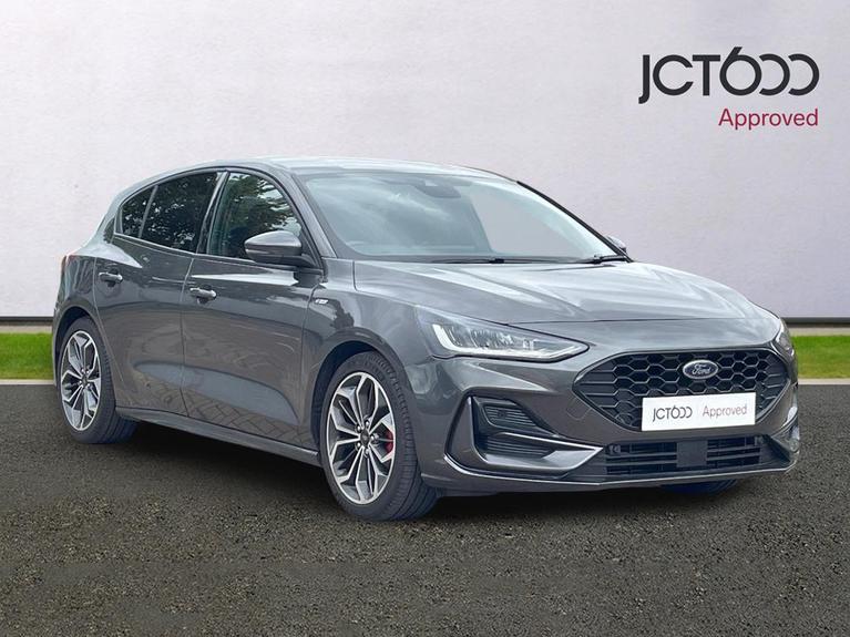 Used 2024 FORD Focus 1.0T EcoBoost MHEV ST-Line X Hatchback 5dr Petrol Hybrid DCT Euro 6 (s/s) (155 ps) Grey at JCT600