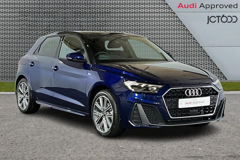 Used 2024 Audi A1 1.0 TFSI 30 S line Sportback 5dr Petrol S Tronic Euro 6 (s/s) (110 ps) Blue at JCT600