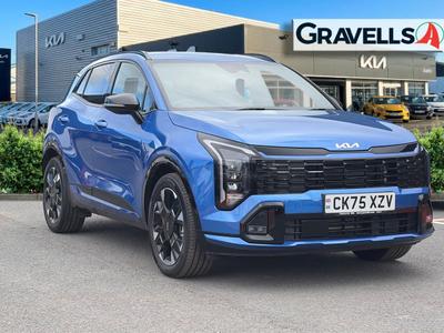 Used 2025 Kia SPORTAGE 1.6 h T-GDi GT-Line SUV 5dr Petrol Hybrid Auto Euro 6 (s/s) (235 bhp) BLUE FLAME at Gravells