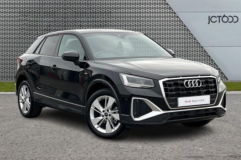 Used 2024 AUDI Q2 1.5 TFSI CoD 35 S line SUV 5dr Petrol Manual Euro 6 (s/s) (150 ps) Black at JCT600