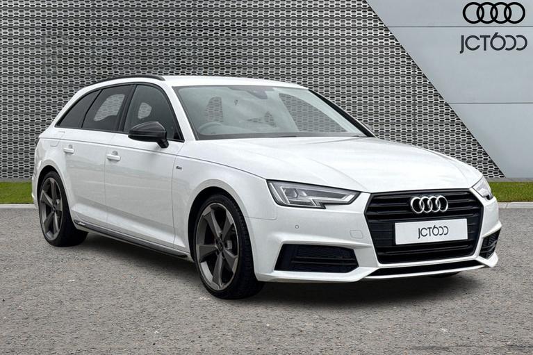 Used 2018 AUDI A4 Avant 1.4 TFSI Black Edition Estate 5dr Petrol Manual Euro 6 (s/s) (150 ps) White at JCT600
