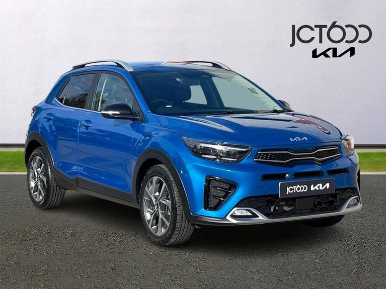 Used 2021 KIA Stonic 1.0 T-GDi MHEV GT-Line SUV 5dr Petrol Hybrid DCT Euro 6 (s/s) (118 bhp) Blue at JCT600