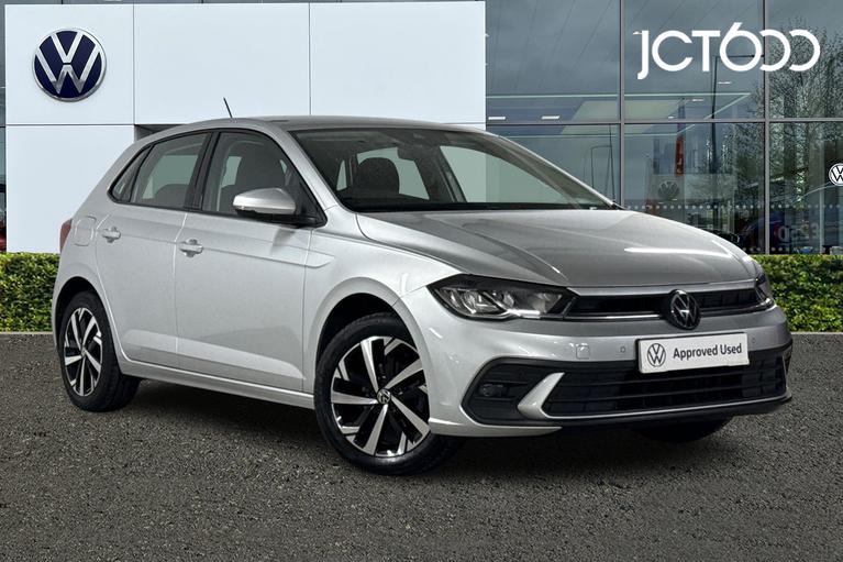 Used 2022 Volkswagen Polo Life 1.0 80PS 5-speed Manual 5 Door Reflex Silver at JCT600