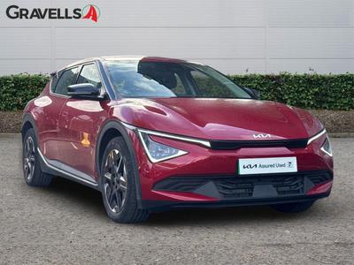 Used 2025 Kia EV6 84kWh Air Hatchback 5dr Electric Auto (225 bhp) runway red at Gravells