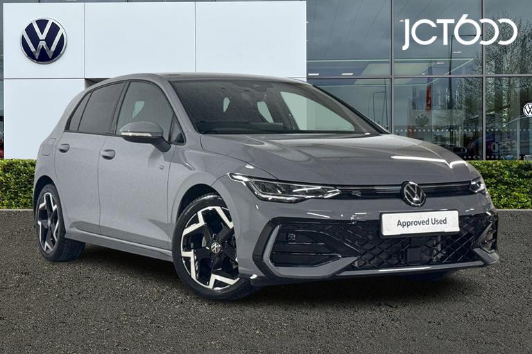 Used 2025 VOLKSWAGEN Golf R-Line 1.5 TSI 150ps 6-Speed Manual 5 Door Moonstone Grey at JCT600