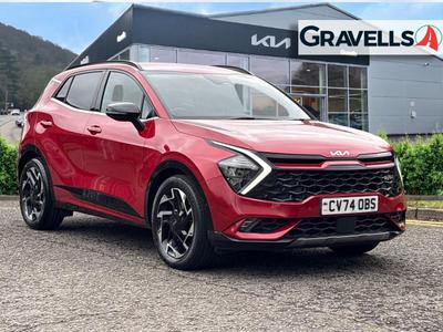 Used 2024 Kia SPORTAGE 1.6 T-GDi MHEV GT-Line SUV 5dr Petrol Hybrid DCT Euro 6 (s/s) (157 bhp) infra red at Gravells