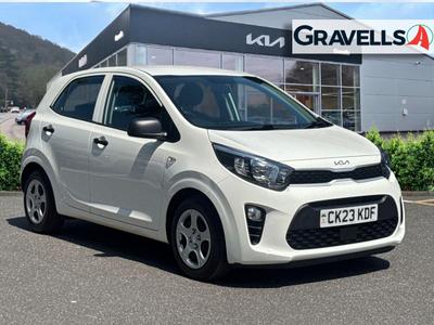 Used 2023 Kia PICANTO 1.0 DPi 1 Hatchback 5dr Petrol Manual Euro 6 (s/s) (66 bhp) White at Gravells