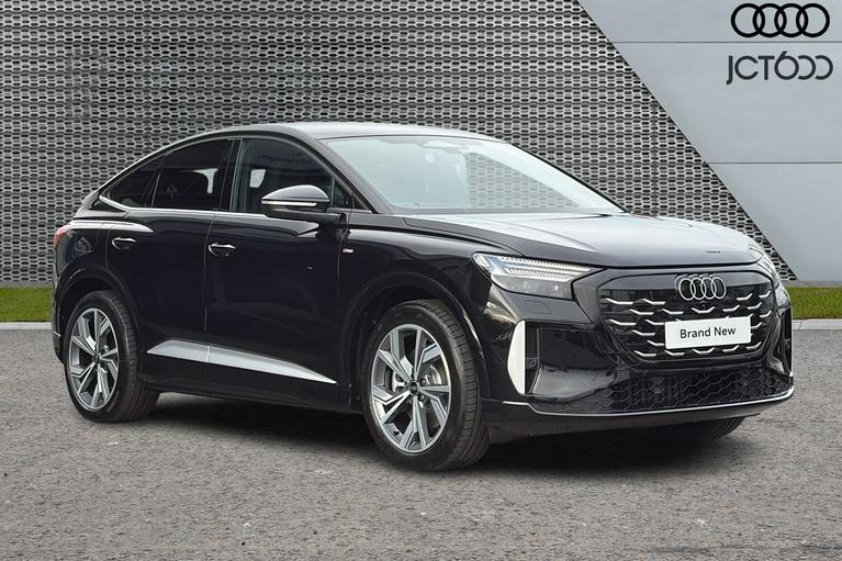 Used 2026 AUDI  Q4 Sportback Audi Q4 Sportback S line e-tron Mythos black, metallic at JCT600