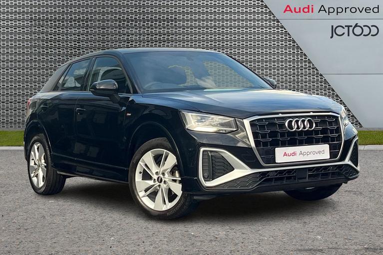 Used 2021 AUDI Q2 1.5 TFSI CoD 35 S line SUV 5dr Petrol S Tronic Euro 6 (s/s) (150 ps) Black at JCT600