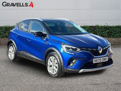 Used 2020 Renault CAPTUR 1.3 TCe Iconic SUV 5dr Petrol EDC Euro 6 (s/s) (130 ps) blue and black at Gravells
