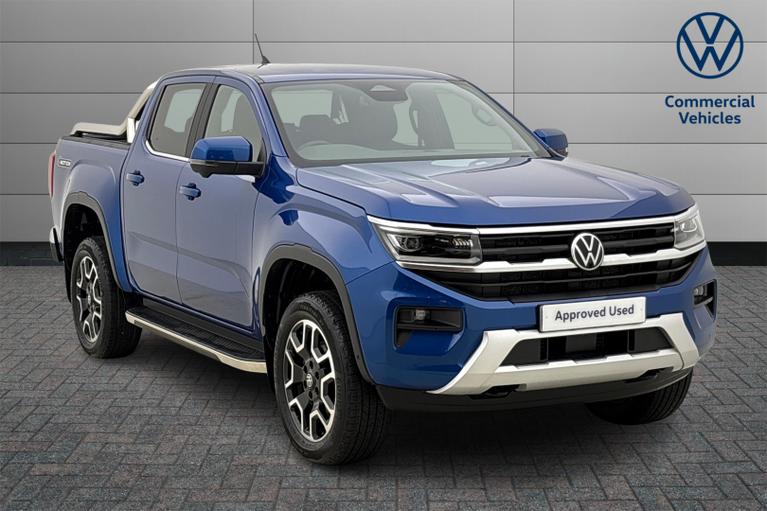 Used 2024 Volkswagen Amarok 2.0 TDI Style Pickup Double Cab 4dr Diesel Auto 4Motion Euro 6 (s/s) (205 ps) Blue at JCT600
