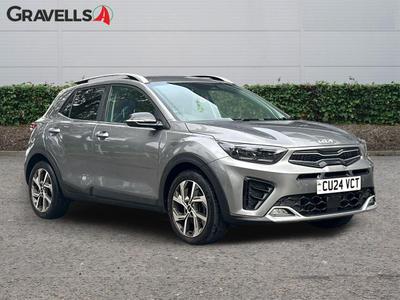 Used 2024 Kia STONIC 1.0 T-GDi MHEV GT-Line S SUV 5dr Petrol Hybrid Manual Euro 6 (s/s) (118 bhp) Grey at Gravells