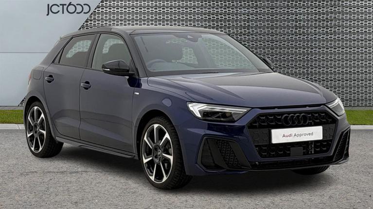 Used 2025 AUDI A1 1.0 TFSI 30 Black Edition Sportback 5dr Petrol S Tronic Euro 6 (s/s) (116 ps) Blue at JCT600