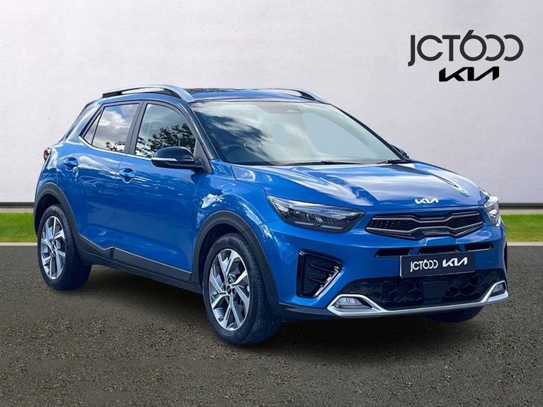 Used 2023 KIA Stonic 1.0 T-GDi MHEV GT-Line S SUV 5dr Petrol Hybrid Manual Euro 6 (s/s) (118 bhp) Blue at JCT600